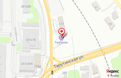 АЗС Газпром на Путейской улице на карте