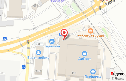 Торговый дом Пищевые технологии на Заводском шоссе на карте