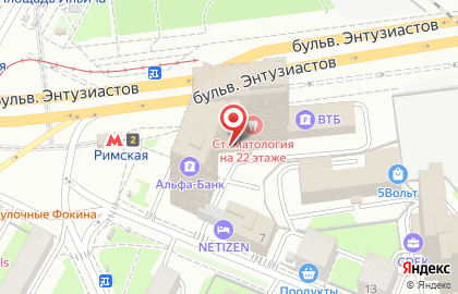 Кулинарная студия EventyOn на бульваре Энтузиастов, 2 на карте