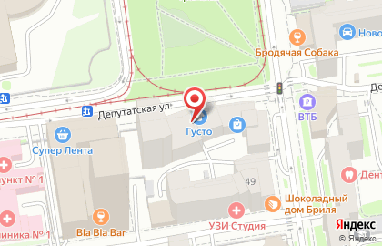 Пять Звезд на Депутатской улице на карте