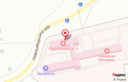 Центр наркологии и реабилитации Прогресс в Новосибирском переулке на карте
