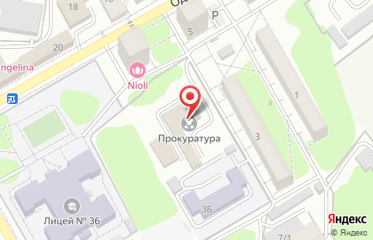 Прокуратура Ленинского района в Ленинском районе на карте