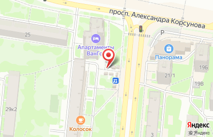 Киоск по продаже молочных продуктов Ермолинское на улице Ломоносова на карте
