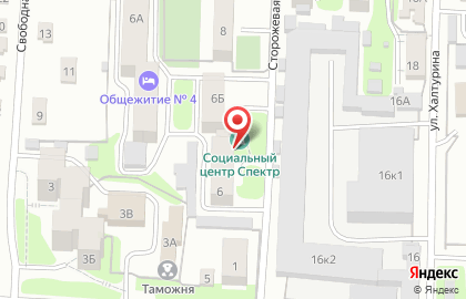 Городской центр социальных программ Спектр на карте