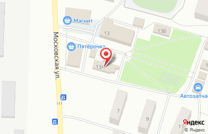 Магазин у дома Бристоль на Московской улице на карте