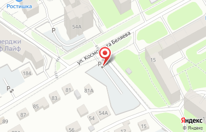 Автостоянка в Перми на карте