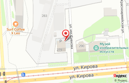 Торговая компания Кирпичево в Ижевске на карте