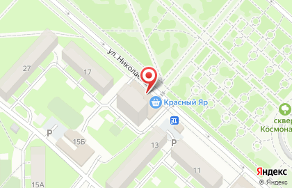 Банкомат Райффайзенбанк на улице Николаева на карте