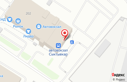 Автовокзал, г. Сыктывкар на карте