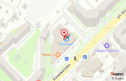 ОАО Банкомат, АКБ Авангард на улице Кижеватова на карте