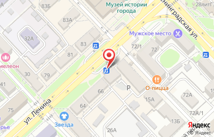 Пекарня Шарлотка Виорд на улице Ленина на карте