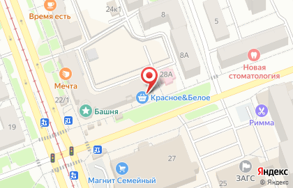 Магазин Варвара в Тракторозаводском районе на карте