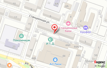 Хабаровск B & B на Станционной улице на карте