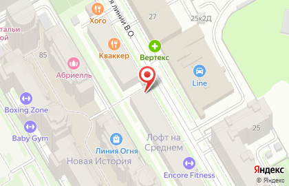 Rossi в Василеостровском районе на карте