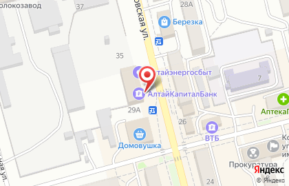 АлтайКапиталБанк на Деповской улице на карте