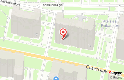 Торговая компания Двери Гранит на Советском проспекте на карте