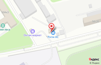 Рекламная компания МаяК в Октябрьском районе на карте