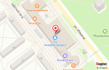 Банк Левобережный на улице Ильича на карте
