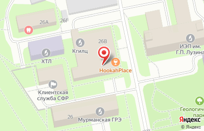 Пункт выдачи заказов Oriflame на улице Ферсмана на карте