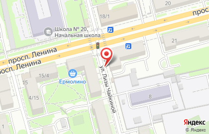 Евросеть на проспекте Ленина на карте