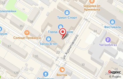 Студия строительных и отделочных материалов Практик на улице Курнатовского на карте