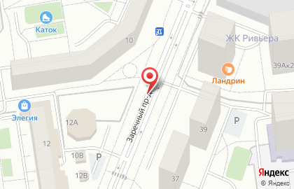 АЗС Н-1 в Заречном проезде на карте