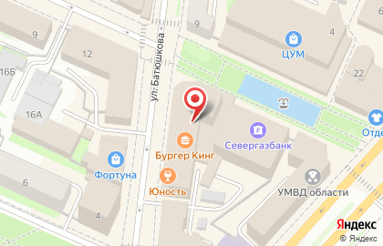 Турфирма 7 СОВ на улице Батюшкова на карте