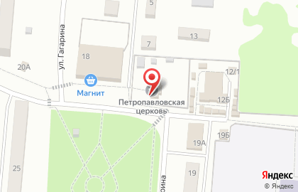 Церковь Святых Первоверховных Апостолов Петра и Павла на карте