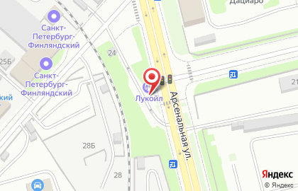 Лукойл в Санкт-Петербурге на карте