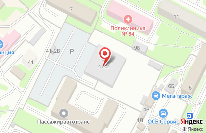 Автостоянка в Санкт-Петербурге на карте