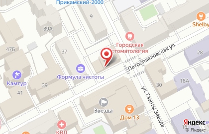 Управление Министерства юстиции РФ по Пермскому краю на карте