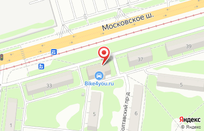 Магазин Bike4You.ru в Засвияжском районе на карте