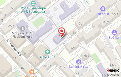 Танцевальная студия Звезда на улице Машкова, 3а на карте