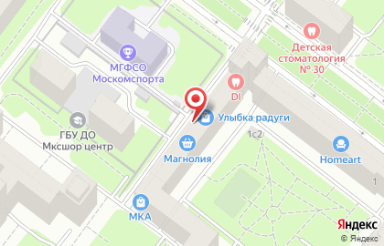 АСНА - Северная Звезда на 3-й Фрунзенской улице на карте