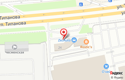 Автосервис Union на улице Типанова, 24а на карте