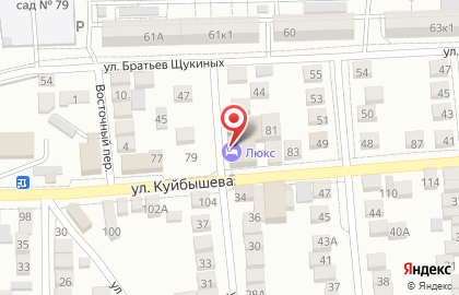 Гостиница Люкс во Владикавказе на карте