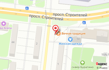 Страховой агент официальный представитель ИнгосСтрах, РосГосСтрах и Согласие на проспекте Строителей на карте