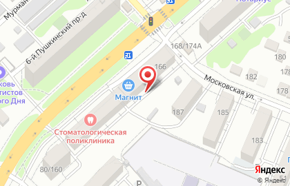Магазин Рубль Бум и 1b.ru на Большой Садовой улице, 166 на карте