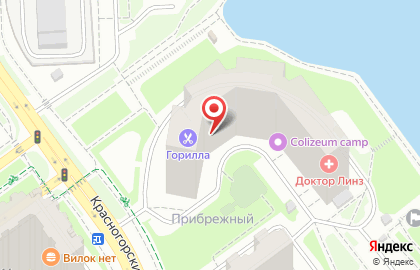 Зоосалон Милорд в Красногорске на карте
