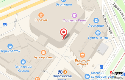Ресторан быстрого обслуживания Околица в Красногвардейском районе на карте