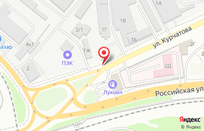 Картироль на улице Курчатова на карте