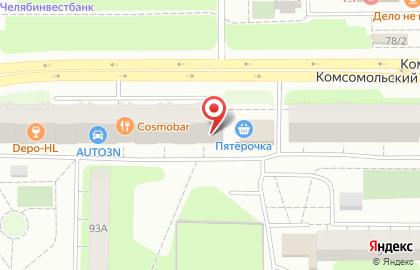 Ресторан Суши Фривей на Комсомольском проспекте на карте