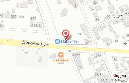 Пекарня на Луговой улице на карте