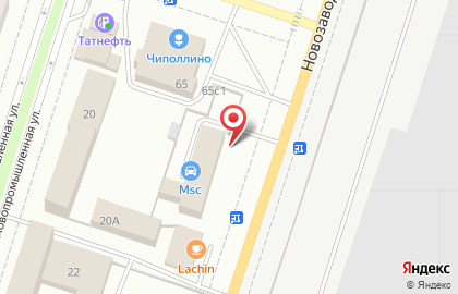 Ремонтная мастерская Лидер на Новозаводской улице на карте