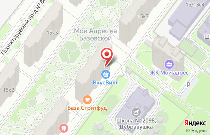 Фирменный магазин Любaвa на Базовской улице на карте