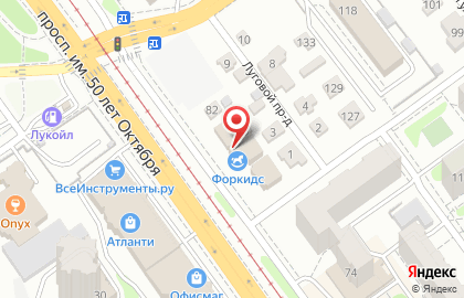 Стриптиз-бар Zажигалка в Кировском районе на карте