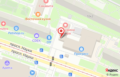 Фотоцентр ФотоЭкспрессСПб в Калининском районе на карте