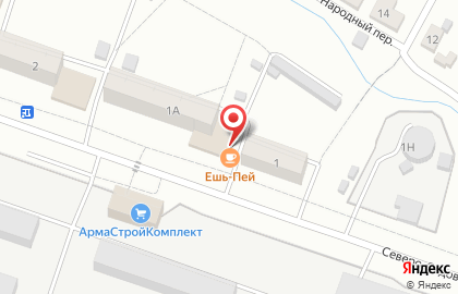 Столовая Садовая на карте