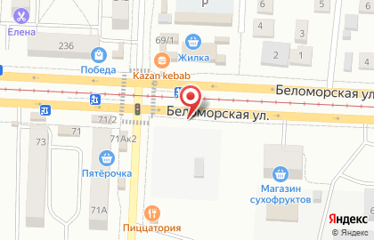 Выбор на Беломорской улице на карте