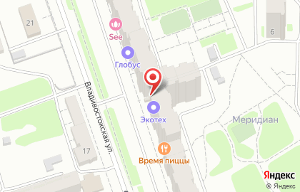 Медицинский центр Мира на Владивостокской улице на карте